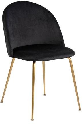 Valgomojo kėdė Charry, juoda sp./vario sp., 54 cm x 49.5 cm x 80.5 cm