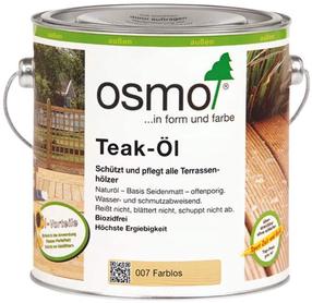 Eļļa terasēm 007 Teak, caurspīdīga krās., 2.5 l