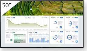 Monitorius Sony FW-50BZ30L, VA, 60 Hz, 4K UHD, 50"