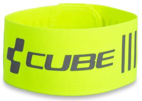 Отражатель Cube Safety Band 11094, полиэстер, желтый цв.