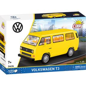 Konstruktor, auto Cobi Volkswagen T3 24634, 123 tk, kollane v.
