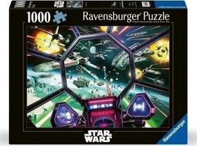 Пазл Ravensburger Star Wars TIE Fighter Cockpit, 50 см x 70 см, 1000 шт., многоцветный