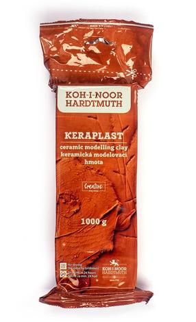 Polimēru māls Koh-I-Noor 131707, 1 kg, brūna krās.
