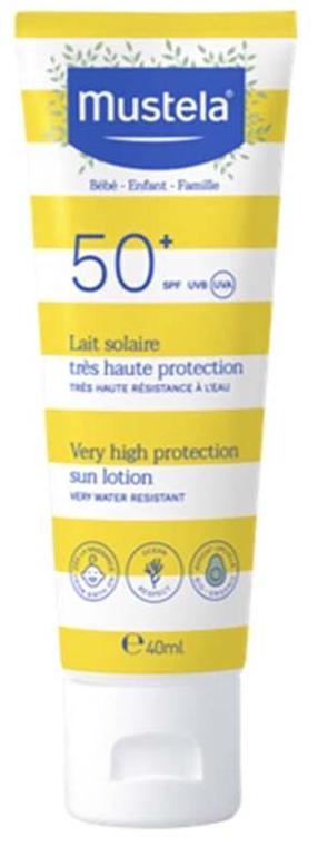 Krēms iedeguma kopšanai ķermenim Mustela Family Sol SPF50+, 40 ml