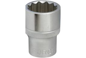 Kaheteistkümne nurgaga pea ForceKraft FK-58980, 105 mm, 80 mm, 1"