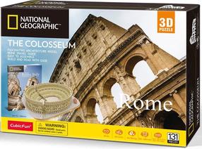 3D dėlionė Cubicfun Colosseum DS0976H, 34.3 cm x 25.7 cm, 131 vnt., ruda sp.