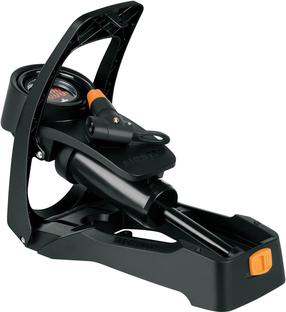 Pompa SKS Airstep Digi PUMP202, plastikas, juoda sp./oranžinė sp.