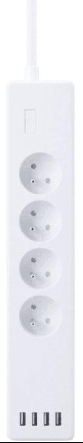 Pikendusjuhe Woox Smart WiFi R4027 R4027, 4 pesa, valge v.