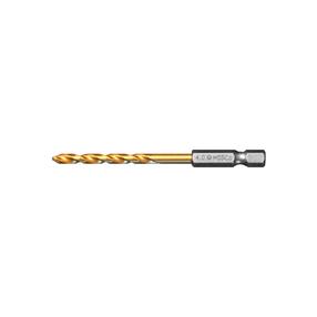 Grąžtas Forte Tools, metalas, hss-co, šešiakampis, 4 mm x 8.2 cm