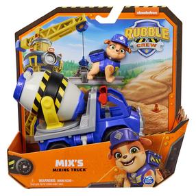  Игрушечный бетономешалка Paw Patrol Rubble & Crew 6066540, синий цв./серый цв.