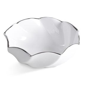 Bļoda Melia 01, balta krās., 25 cm