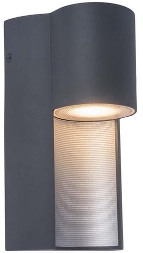 Sieninis lauko šviestuvas Lutec Urban, 7W, GU10, IP54, tamsiai pilka sp., 12.4 cm x 22 cm