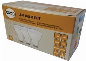 Spuldze Okko Maināma LED spuldze, MR16, 3000 °K, GU10, 6 W, 450 lm