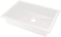 Vonios praustuvas Deante Correo, granitas, 50 cm x 35 cm x 14 cm, balta sp.