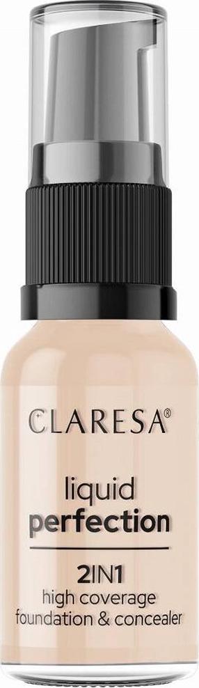 Maskuojanti priemonė Claresa Liquid Perfection, warm medium sp., 102, 18 g