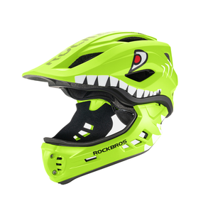Jalgrattakiiver lastele RockBros Shark TT-32004, roheline v., M