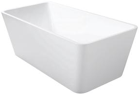 Vann, teisaldatav Besco Evita, 160 cm x 80 cm x 58 cm, ristkülik, kuldne v./valge v.