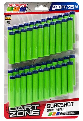 Žaislinės kulkos Dart Zone Darts Refill 6206-E50-EU-B Žalia sp.