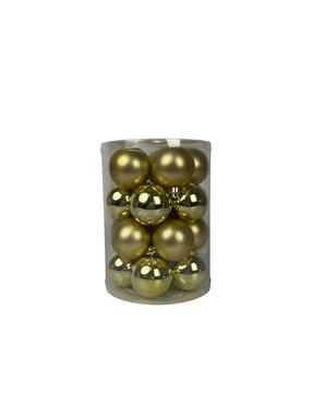 Eglutės žaisliukas Christmas Touch, aukso sp., 6 cm, plastikas, 20 vnt.