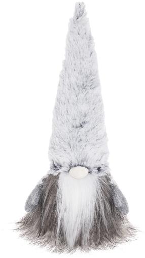Kalėdinė dekoracija, "Nykštukas" Springos Gnome CA0360, 30 cm, pilka sp.