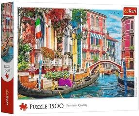 Puzle Trefl Summer Afternoon in Venice, 85 cm x 58 cm, 1500 gab., daudzkrāsaina