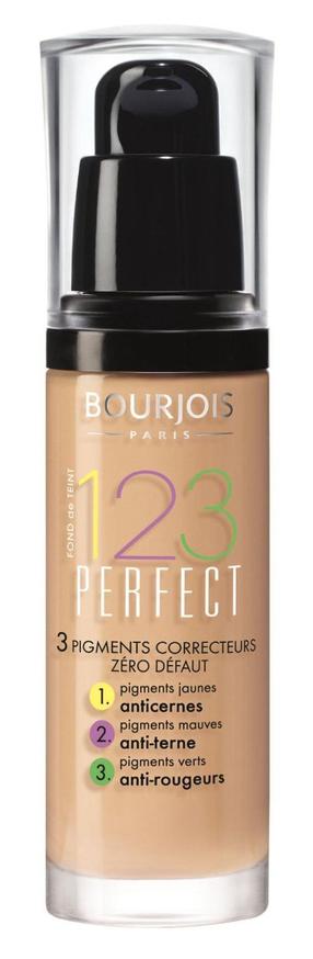 Жидкая основа для макияжа Bourjois Paris 123 Perfect 16 Hour, beige fonce цв., 57, 30 мл