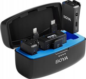 Беспроводной микрофонный комплект Boya Boyamic, черный