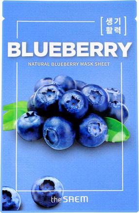 Veido kaukė The Saem Natural Blueberry