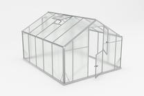 Šiltnamis Gampre Sanus XL-10, polikarbonatas, 3.6 x 2.9 m, 6 mm, skaidri sp.