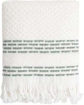  Vonios rankšluostis Homla Rosop 243729, balta sp./žalia sp., 90 cm x 50 cm