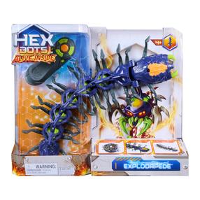 Rotaļu dzīvnieks Hex Bots Alive Inside Exploding Centipede, zila krās.
