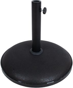 Saulessarga pamatne Parasol Base, 41.5 cm, melna krās.
