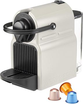 Kapsulu kafijas automāts Krups Nespresso Inissia (XN1001), balta krās.