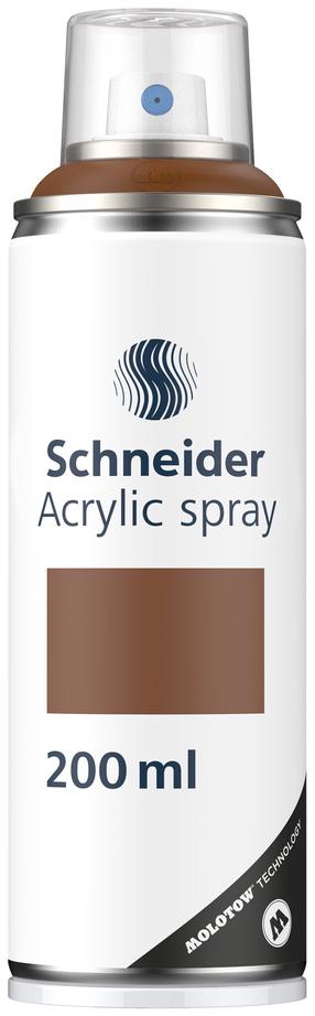 Aerozoliniai dažai Schneider Paint-It 030, dekoratyviniai, ruda sp., 0.2 l