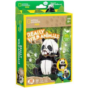 3D пазл Cubicfun CUBIC Giant Panda, 7.4 см x 6.3 см, 55 шт., белый цв./черный цв.