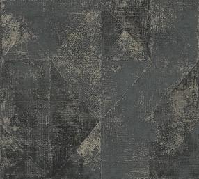 Tapetai A.S.Creation Profitex 389767, viniliniai, juoda sp.