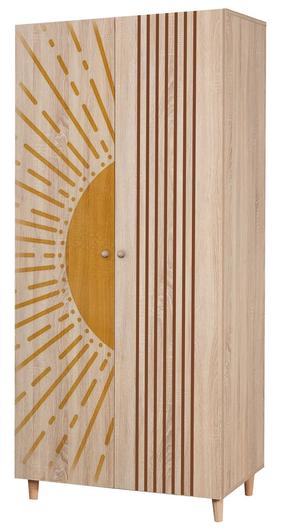 Spinta Kalune Design Lidya 971, ruda sp., 52 cm x 90 cm x 192 cm