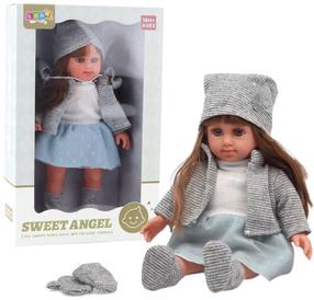 Кукла Lean Toys Sweet Angel, 36.5 см, серый цв.