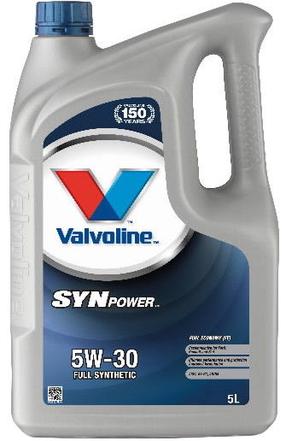 Motoreļļa Valvoline SynPower FE 5W - 20, sintētiskais, 5 l