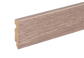 Grīdlīste Domoletti 549991 FU084L, 240 cm x 8 cm x 1.5 cm, brūna krās.