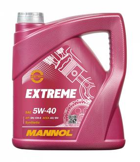 Машинное масло Mannol Extreme 5W - 40, синтетический, 5 л