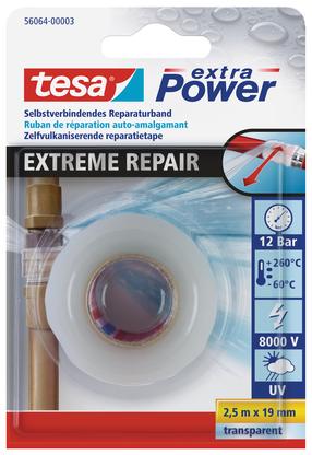 Teip Tesa, kahepoolne, 2.5 m x 19 mm
