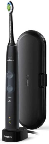 Elektrinis dantų šepetėlis Philips ProtectiveClean 4500 HX6830/53, juoda sp./pilka sp.