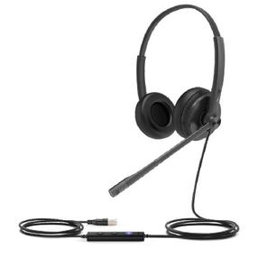 Juhtmega kõrvaklapid Yealink UH34 Lite Dual Microsoft Teams 1308048, must v.
