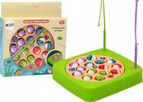 Žaidimas, žvejyba Lean Toys Square Fishing Plate, žalia sp.