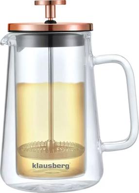 Kavinukas French Press Klausberg KB-7723, 0.35 l, skaidri sp./vario sp.