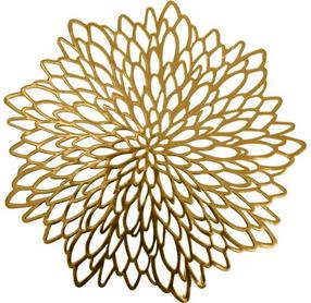 Настольный коврик Home4you Fiore 84893, 3.8 см x 3.8 см x 3.8 см, Золотой цв.