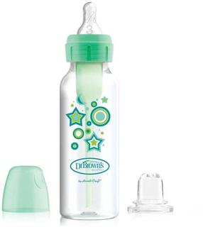 Kūdikių buteliukas Dr. Brown's Options+, 250 ml, 6+ mėn., žalia sp.