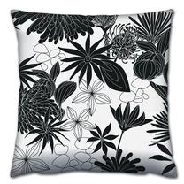Dekoratyvinė pagalvėlė Mioli Decor, balta sp./juoda sp., 43 cm x 43 cm