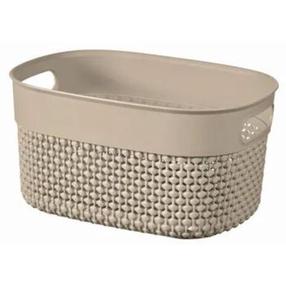 Korv, pesule /esemete hoidmiseks Curver Filo, 6 l, beež v., 26.6 x 22 x 15 cm